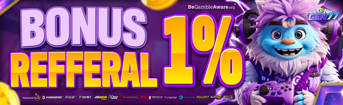 BONUS REFERRAL 1%